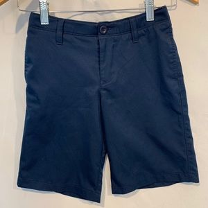 Boys navy under armor shorts size 10